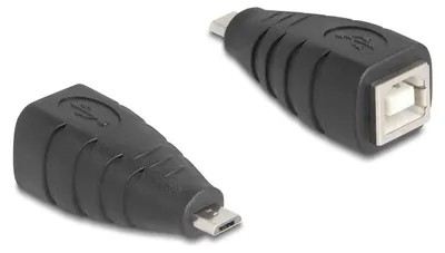 Obrázok produktu pre DeLOCK 67201, USB Type Micro-B, USB Type-B, Čierna