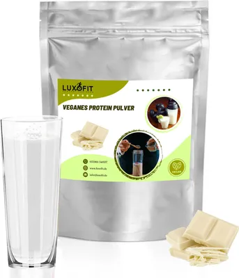 Produktbild von Weiße Schokolade Veganes Protein Eiweiß Pulver Zuckerfrei 10 kg