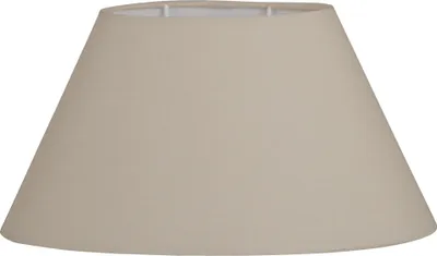 Produktbild von Näve Lampenschirm oval - Material: Polyester / Baumwolle Mix - Farbe: braun; 117414