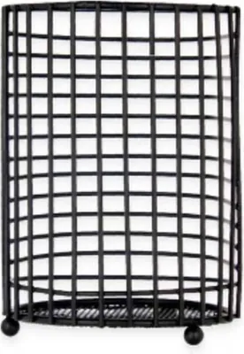 Produktbild von Küchenutensilientopf schwarz Metall 11,3 x 16 x 11,3 cm (6 Stück)