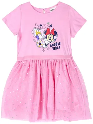 Produktbild von Sommerkleid mit Tüll Minnie Mouse & Daisy Rosa 98 cm