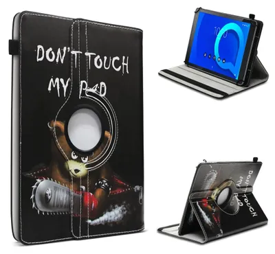Produktbild von Tablet Hülle für Telekom T Tablet Tasche Schutzhülle Case 360 Grad Drehbar CoverFarbe 360 Uni:Motiv 3