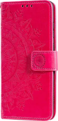 Produktbild von König Design Hülle kompatibel mit Samsung Galaxy A23 Kunstleder Handyhülle - Handy Case Rot