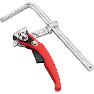 Productafbeelding van Hefboomsysteem voor geleiders, 160 mm capaciteit, 60 mm diepte, ratelmechanisme, 220 kg klemkracht