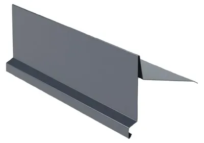 Zdjęcie produktu dla Wiatrownica do dachów skośnych szer. 333mm, 1mb, prefalz stiukowy, Antracytowa P.10 RAL 7016