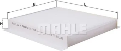 Produktbild von MAHLE Innenraumfilter LA 344 Pollenfilter für HONDA CIVIC VIII Hatchback (FN, FK)