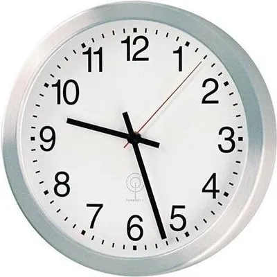 Produktbild von Peweta Funkwanduhr O 40 cm silber