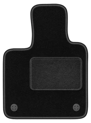Image de Tapis conducteur en moquette pour Fiat E-500 / 500 Electric 2020- (à hayon) – 1 pièce, noir, sur mesure – Wielganizator LUX