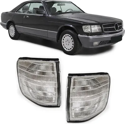 Produktbild von Weiße Blinker für Mercedes W126 Coupe SEC 80-91