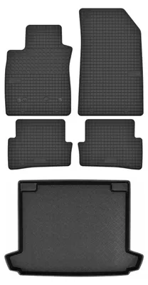 Obrázek produktu pro Gumové autokoberce SolidTread + vana kufru pro: Renault Clio III 2008-2012 kombi 5 ks