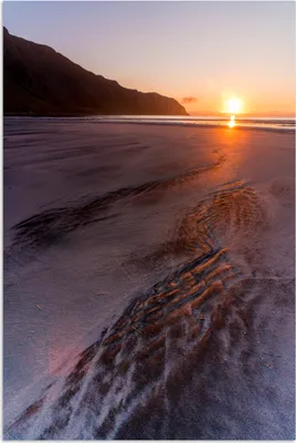 Produktbild von MuchoWow® Poster Sonne - Strand - Berge 40x60 cm - Plakate für die Wand - Poster Babyzimmer
