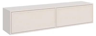 Image de Selsey Velveto - Meuble TV suspendu à 2 portes, cachemire, 140 cm