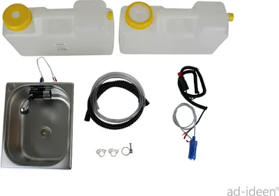 Image de 12V Mini-cuisine stand dekit évier 325x265x150 mm London Comet Camping-car