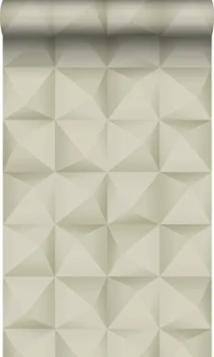 Imagen del producto de Origin Wallcoverings papel pintado diseño 3D beige claro 50 x 900 cm
