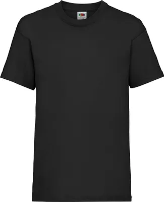 Produktbild von Fruit of the Loom Valueweight T Kids Farbe: schwarz Größe: 128