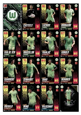 Produktbild von Topps Match Attax - 2022/23 - Mannschaftspaket - VfL Wolfsburg