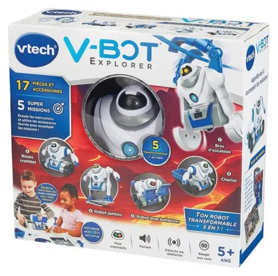 Image de Vtech V-bot explorer, mon robot 5 en 1