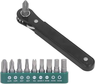 Productafbeelding van Kleine, magnetische set van 16 mini-gereedschappen, 1/4 inch