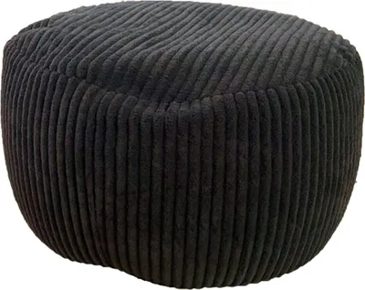 Produktbild von Cord-Pouf - Rundes Bodenkissen im Boho-Stil