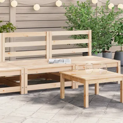Produktbild von Cloris DesignMöbel Gartensofas ohne Armlehnen 2er Set 70x70x67 cm Massivholz Kiefer , Gartensofas 2024 Neu