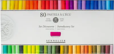 Produktbild von Sennelier Pastellfarben - Kartonschachtel mit 80 halben Pastellen ECU - N132233