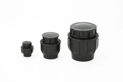 Produktbild von PE Rohr Kunststoff Endkappe 32 mm 1 Zoll Endstopfen Blindstopfen Klemmverbinder