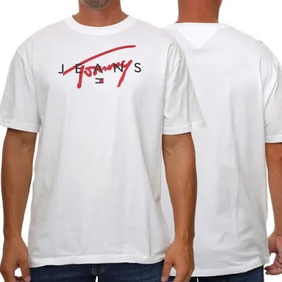 Produktbild von Tommy Jeans T-Shirt Herren weiß DM0DM19683-YBR L