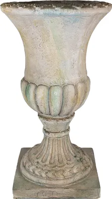 Produktbild von Clayre & Eef Blumentopf 44x44x75 cm Grün Beige Magnesiumoxid (MGO)