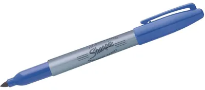 Produktbild von Sharpie Fine Point, Blau, Feine Spitze, Mehrfarbig, Fein, Metall, Papier, Kunststoff
