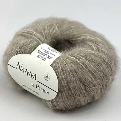 Image de Nanna by Permin – Fil de couleur naturelle (alpaga, coton, mérinos) (02 beige clair)