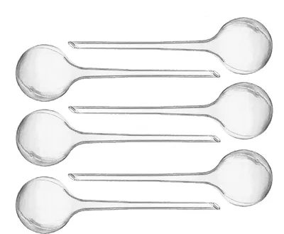 Produktbild von Wassertropfer XL Set 6 Stück für Pflanzen transparent - Wassertropfer für Zimmerpflanzen - Wasserkugel - Wassertropfer für Pflanzen - Bewässerungssystem