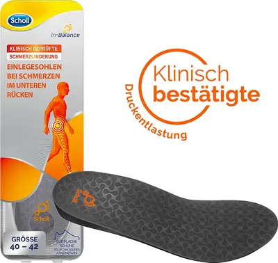 Produktbild von Scholl In-Balance Einlegesohlen für Schuhe in Größe 40-42