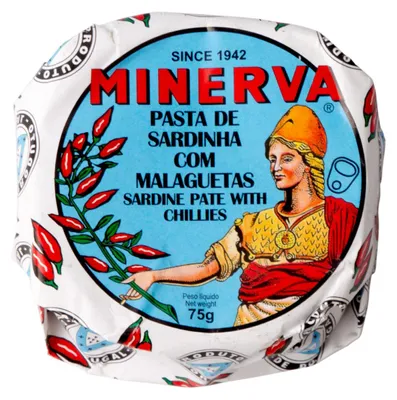 Produktbild von Minerva Pikante Sardinen Paté 75g – Würziger Fischaufstrich, reich an Omega-3