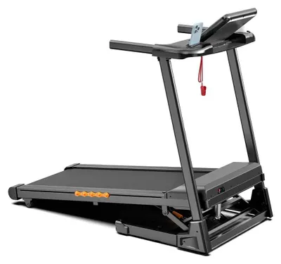 Image de Tapis de course pliable, bande de 17 × 43 pouces, inclinaison de 15°, capacité de 300 lb, FT61