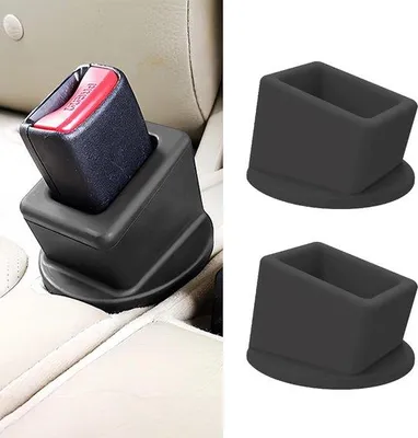 Produktbild von Silikonische Autohalter – Schwarz – Aufrechter Halt – Einfache Zugriffsmöglichkeit – Universal für Autos – Kinderfreundlich