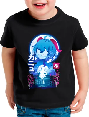Produktbild von BaumwolleCloud Ganyu Kinder T-Shirt genshin fantasy teyvat