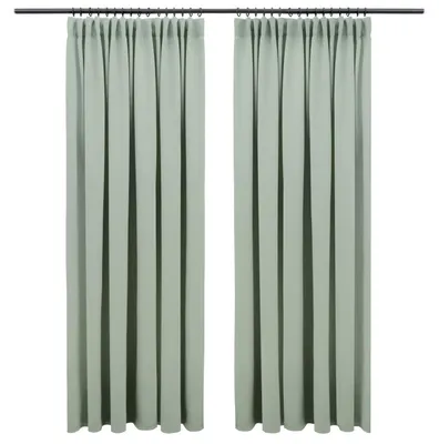 Produktbild von Verdunkelungsrollos mit Faltenband, Set aus 2 Stück, 245 x 140 cm