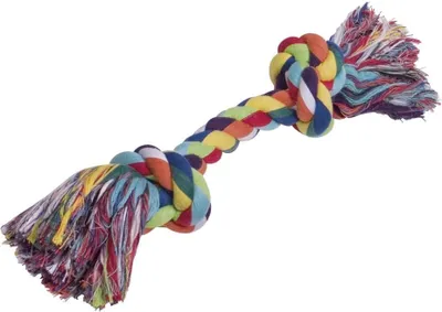 Produktbild von Nobby 72492, Hund, Seil, Mehrfarbig, Baumwolle, Zahnreinigung, 390 g