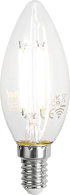Produktbild von LUUMR Smart E14 LED Glühbirnen C35 Klar 4,2W 470lm 2700-6500K