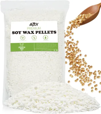 Immagine prodotto di Cera di soia 2 kg, per la produzione di candele, ideale per progetti creativi