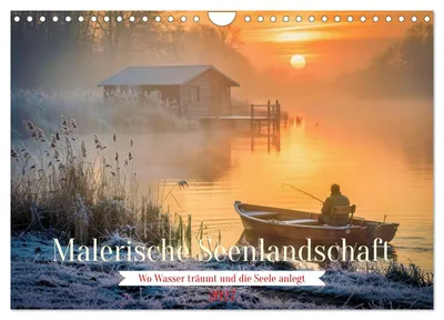 Produktbild von Malerische Seenlandschaft (Wandkalender 2027 DIN A4 quer), CALVENDO Monatskalender