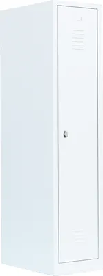 Produktbild von LÜLLMANN Spind signalweiß 515117, 1 Schließfach 41,5 x 50,0 x 180,0 cm