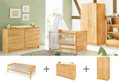 Produktbild von Pinolino Jugendzimmer 'Natura' extrabreit, 3-tlg., 102175JX