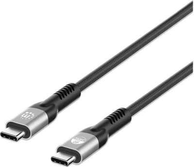 Immagine prodotto di MANHATTAN USB4 USB-C Stecker/Stecker Kabel 240W 40G 8K 1m