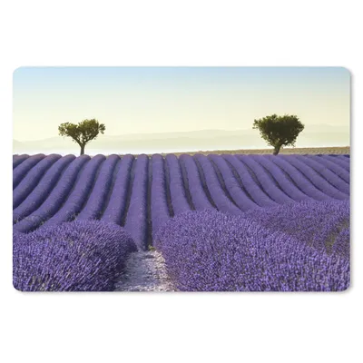 Produktbild von MuchoWow® Mauspad Mousepad Lavendel - Bäume - Blumen - Natur 27x18 cm - Mousepads - Maus Mat - Pad - Mausunterlage - Büroartikel - Desk Matten