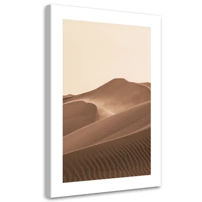 Produktbild von Leinwandbild Sanddünen 40x60 Feeby Beige bild für die wand bereit zum aufhängen