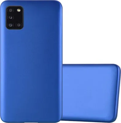 Produktbild von Cadorabo Schutzhülle für Samsung Galaxy A31 Hülle in Blau Handyhülle TPU Silikon Etui Cover Case