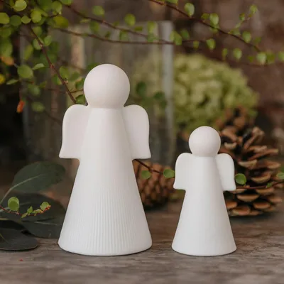 Produktbild von Dekofigur Engel Sarah - weiß: small