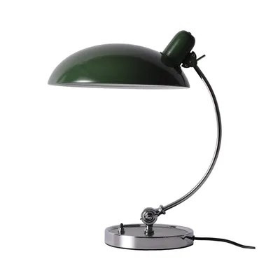 Zdjęcie produktu dla Lampa biurkowa BOFA, żarówka E27, metalowa lampa w stylu vintage, zielona, z regulowanym kloszem, idealna na biurko