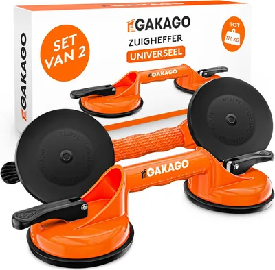 Image de Ensemble de 2 supports de verre, capacité de charge de 120 kg